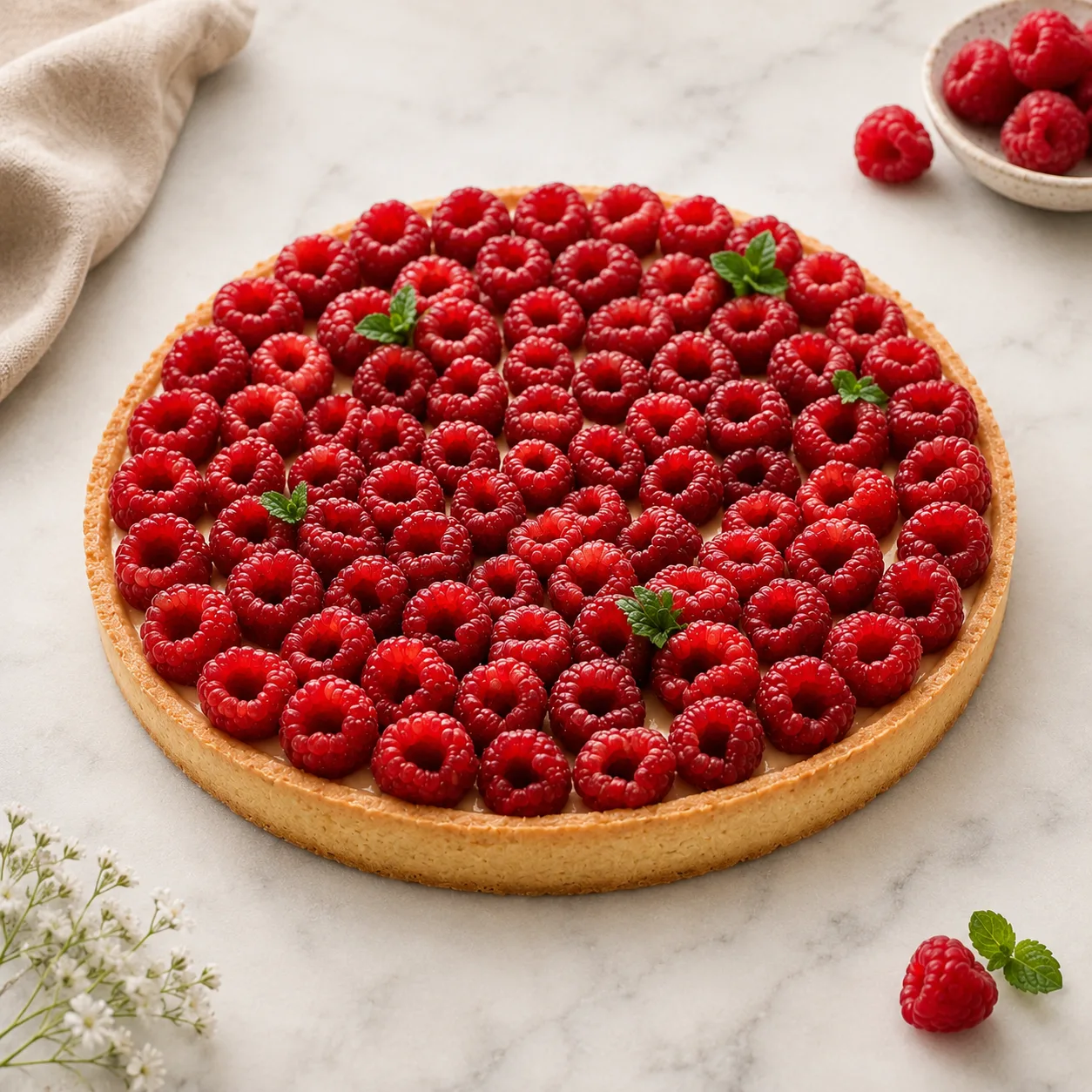 Raspberry tart